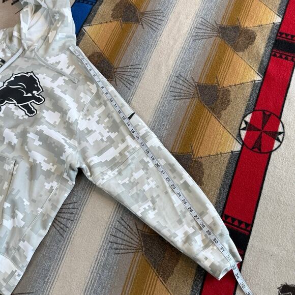 Nike 2024 Detroit Lions Salute To Service Size 2XL Fleece Pullover Hoodie NFL - Picture 11 of 11